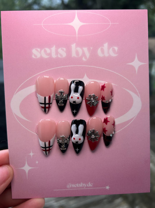 vampire miffy nails